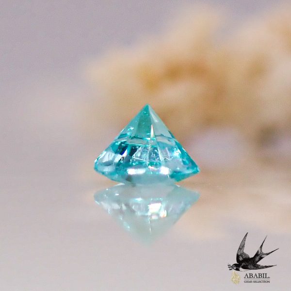 Let's order 天然パライバトルマリン0.088ct【ブラジル】☆ネオンブルー、蛍光色☆ Online